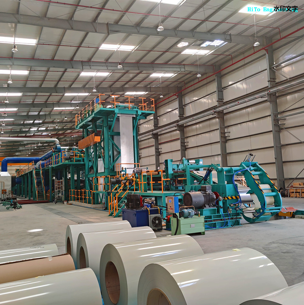 Coil paint coating production line, color coating machine for aluminum